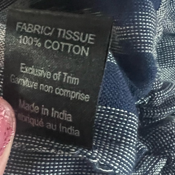 NWT Osei-Duro Toss IKAT Navy Handwoven Jumpsuit 100% Cotten - Picture 5 of 7